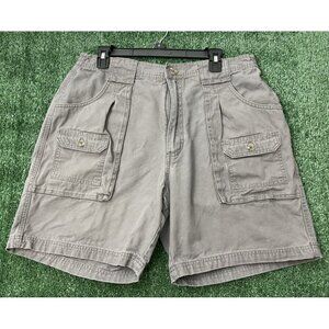 Red Head Jean Denim Cargo Shorts Men's Size 36 Gray Relaxed Fit Workwear